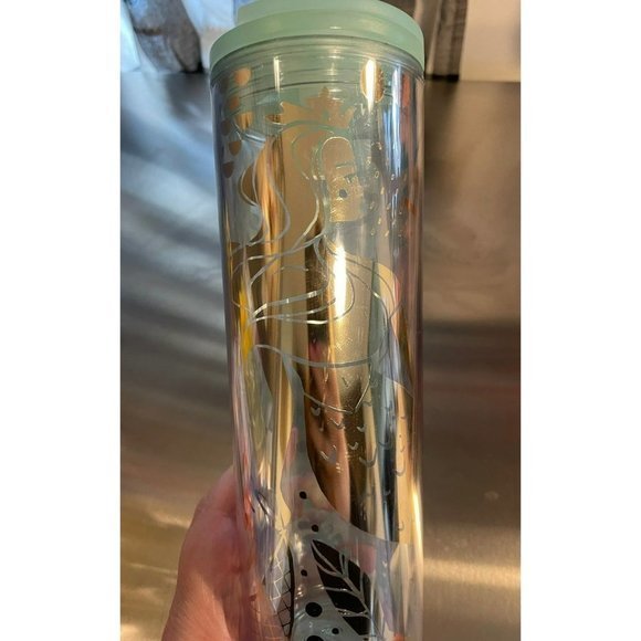 Starbucks Gold‎ Siren Mermaid Cold Cup - Picture 6 of 7